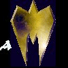 Golden winged symbol with blue background and white text 'ALWAYS BELIEVE' in progressive stages of text completion.