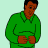 Animated sequence showing a human torso with red stomach and esophagus, displaying various states of digestion or discomfort.