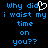 Blue pixelated text on black background with a white heart symbol replacing the 'i' in 'did', repeated twice side-by-side.