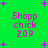 Green background with purple stars and pink text reading 'Shopp chick 209' in four identical quadrants.