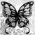 A four- shows a black-and-white butterfly, a red-eyed eye, a grayscale flower, and red text reading 'A Special Beauty.'