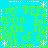 Pixelated green text on cyan background with white snowflake and dashed line accents, repeating 'my BFF's goodbye' and 'best of all' in a pattern