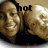 Pixelated image of two side-by-side faces with the word 'hot' in black text above them on a beige background.