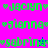 Green pixelated text names with heart symbols on alternating pink and purple backgrounds, arranged in a pattern