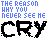 Pixelated text and heart symbols arranged in a with blue and black lettering on white background