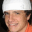 A pixelated image shows a person wearing a white headband and orange clothing on the left, with a red background displaying "I <3 Josh" in black text on the right.