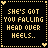 Animated contact sheet of 12 frames showing a pixelated text-based animation with repeated phrases on black backgrounds, bordered by dotted lines and small heart icons.