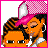 Pixelated cartoon image of two people in a close pose with text on the right side, displayed as a contact sheet frame.