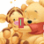 Animated sequence of Winnie the Pooh and Tigger in pixelated style with changing text overlays.