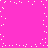 A bright pink background with scattered white square pixels forming a vertical stream of motion.