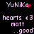Pixelated text and symbols on black background with red heart and dot animations.