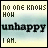 Pixelated text-based icon with four lines of dark green and black pixel art on a gradient background transitioning from light yellow to pale blue.