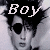 A four- of black-and-white and color images with overlaid text: 'Boy', 'Jon', 'Love', and a blank