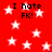 Red background with white stars and repeated black text "I hate FK!" in pixelated font.