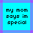 Two identical pixelated display black text on cyan background with purple and pink borders