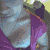 six distinct pixelated images showing various subjects including a person in purple clothing, a metallic object, and a woman with long hair