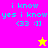 Pixelated text and star icons on split background colors with animation changes.