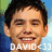 four pixelated celebrity headshots with text overlays showing varying expressions and mouth states