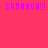 Pixelated text and cyan rectangles on a pink background, with text and rectangles shifting positions across frames.