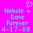Pixelated text on bright pink background with heart symbol above, showing identical static content across observations.