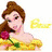 Pixelated cartoon-style images of six Disney princesses in a , each with a name label in stylized text