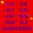 Red background with blue text and yellow stars, repeating in a pattern across multiple