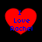 Four red heart-shaped icons with blue text "I Love Rachel" on black background, each showing slight pixel variation.