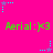 Bright pink background with green text reading "Aerial:K3" repeated in two , surrounded by cyan and purple pixelated star-like shapes