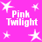 Pink background with white star shapes and repeated 'Pink Twilight' text in pixelated font.