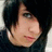 A pixelated image of a person with dark hair and light skin, accompanied by red text on black backgrounds.
