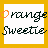 six white squares on a yellow background displays text with orange accent dots, showing animation changes in letter coloring