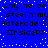 Blue background with white pixelated dots and repeated black text reading "Why he be stealin my Haterade!!? Haterade!!? <InsideR> <InsideR>".