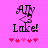 Pixelated icon with pink background showing 'ATK' above a stylized figure, 'Lake!' text below, and five heart symbols at the bottom.