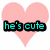 Four pink heart-shaped backgrounds with pixelated text overlays in cyan, green, and purple.