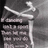 Black-and-white image of a person in motion with crossed arms on left; bright green background with blue pixelated text reading "break dance not hearts" and "i dance shweet!!!"