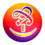 Animated contact sheet of a rotating 3D sphere icon with gradient colors and stylized logo elements.