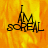 Animated icon with fiery orange-yellow background and black text reading "I AM SOREAL" in stacked arrangement, showing subtle pixel-level animation changes across frames.