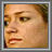 A four- displays a pixelated face in the top-left, cyan text on star-patterned backgrounds in the other