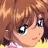 Pixelated anime-style character with brown hair and large eyes, next to black background with white text reading 'Anime IM' and 'COM'