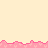 Static pixel art with pink floral border on light yellow background, gray rectangular section on right side.