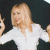 A 50x50 pixel animated contact sheet showing two frames of a woman in a white top against dark background with green text reading "Original Icons .com" on the right side.