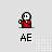 Pixelated character in red outfit with white circular head, performing sequential arm movements