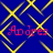 Blue background with yellow diamond-shaped pattern and red text reading "Adres" in four quadrants