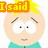 Pixelated cartoon character with blonde hair and teal shirt appears in five , each with distinct text above the head