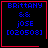 Four identical pixelated display blue text on black background with red borders; two have a small red heart or star symbol in the bottom-right corner