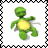 Green cartoon turtle with yellow shell in multiple poses, each frame showing a different limb position against white background.