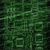 A static pixelated image composed of various shades of green and black, with no discernible subjects or text.