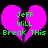 Two identical pixelated pink broken hearts with green text reading "JeFF WILL Break THIS" on a black background.