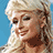 Pixelated image of a smiling woman with blonde hair against a blue background, paired with cyan text reading "just b/c someone stopped talking to you doesn't mean that they don't Miss You".