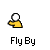 Pixel art animation of a yellow figure with a white spherical head holding a white ball, transitioning through motion states with red splatter effects and a horizontal line element.